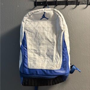 NIKE Air Jordan Retro 13 Backpack White/Blue